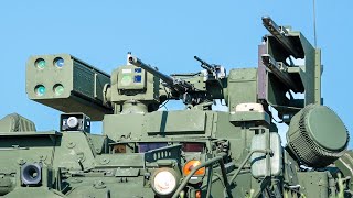 Stryker MSHORAD Overview  ManeuverShortRange Air Defense System [upl. by Ennobe]