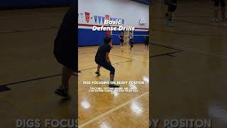 3 Basic Defensive Drill For Volleyball Athletes [upl. by Chiou]