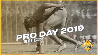 Kennesaw State Football Darnell Holland  2019 NFL Pro Day 31319 [upl. by Nivad96]