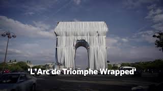 Arc de Triomphe gets wrapped [upl. by Marlea]