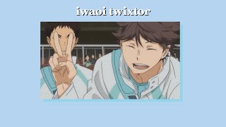 iwaoi twixtor  haikyuu [upl. by Kcirdek]