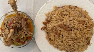 DIY How to make rice and beans du riz avec pois [upl. by Nhguavoj]