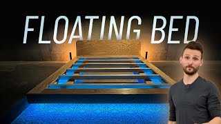 DIY Floating Platform Bed Frame at IKEA Price [upl. by Storm]