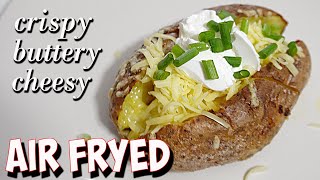 Baked Potato in the Air Fryer – Air Fryer Baked Potato  Jacket Potato [upl. by Yrennalf]