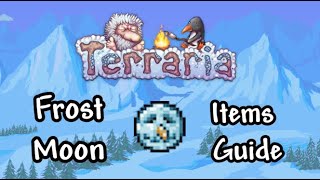 Terraria Frost Moon all weapon drops [upl. by Kcirdlek]