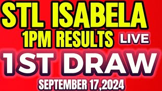 STL ISABELA 1PM RESULTS TODAY SEPTEMBER 172024 [upl. by Calandria840]