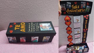 caja sorpresa para aniversario cumple mes 💗🎁 [upl. by Fitting]