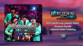 Los Herederos de Nuevo Leon  En Vivo   Te Quedé Muy Grande Audio Oficial [upl. by Garlan]