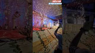 Marriage Entry Decoration fireworks song welcomedecoration marriegedecoration wedding [upl. by Inasah]