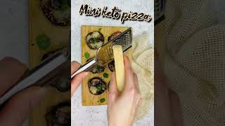 Keto mini pizza delicious keto pizza lowcarb glutenfree shorts [upl. by Zoarah]