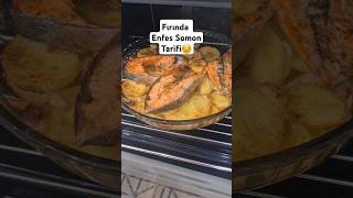 Fırında Somon tarifi🤍shorts yemek shortvideo food yemektarifleri yemektarifi cooking recipe [upl. by Aneez]