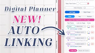 New Automatically Link Digital Planner Hyperlinking [upl. by Winfrid208]