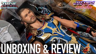 Hot Toys Thor Love and Thunder Deluxe Unboxing amp Review [upl. by Faye550]