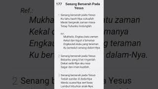 Nyanyian Kemenangan Iman NKI No 177 quotSenang Berserah pada YESUSquot nki worship song worshipsongs [upl. by Etram]