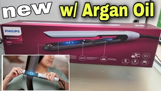 Philips Hair Straightener BHS52003 w Argan Oil Infused and ThermoShield Technology [upl. by Atika771]