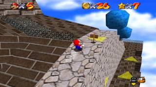 Super Mario 64 Walkthrough  Course 2  Whomps Fortress [upl. by Morrie]