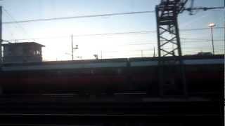 Regional Train Leaving Milano Centrale On Board Passenger View [upl. by Amelita]