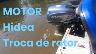 Troca de roto moto e hidea 15hp lcservice01 [upl. by Waers]