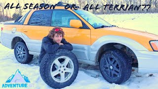 All Terrain vs All Season Tires A Review for your Subaru [upl. by Elleda168]