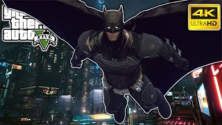 GTA 5  The Ultimate Batman Mod  JulioNIBs NEW quoteWIP3quot Mod Showcase 4K Ultra HD Gameplay [upl. by Spanos179]