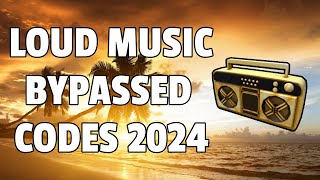 LOUD MUSIC BYPASSED Roblox Ids WORKING 2024 [upl. by Thant953]