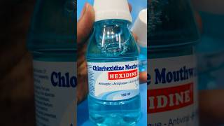 Hexidine Mouthwash  uses ytshorts shortvideo mouthwash monetization ulcers stylish hindi [upl. by Heck867]