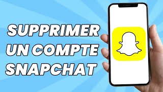 Comment Supprimer Un Compte Snapchat Android [upl. by Ihn77]