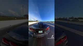 Drag Race 2023 Corvette Z06 vs Cleetus McFarlands Porsche Turbo S [upl. by Nwahsiek]