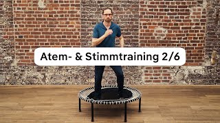 Steigere deine Atemleistung auf dem Minitrampolin  Teil 2  bellicon Atem amp Stimmtraining [upl. by Michey35]