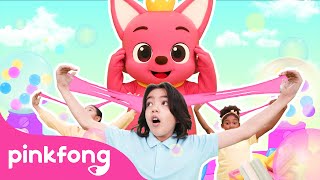 Sticky Bubble Gum Dance  Pinkfong Dance Along Playtime Songs  Pinkfong Kids Songs [upl. by Akinej281]