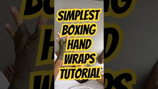 How to wrap your hands for boxing under 1 min with this Simple Technique [upl. by Sinoda]