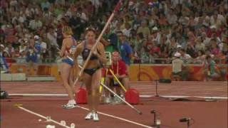 Yelena Isenbaeva Wins Pole Vault Gold  Beijing 2008 Olympics [upl. by Kristy]