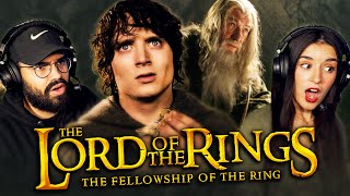 Our first time watching THE LORD OF THE RINGS THE FELLOWSHIP OF THE RING 2001 blind movie reaction [upl. by Egag]