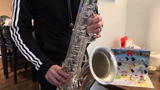 Selmer Silver Plated Series III Tenor Saxophone Demo wwwdcsaxcom [upl. by Danica]