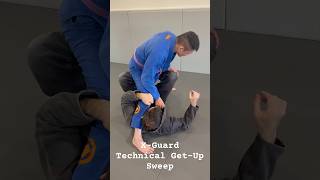 XGuard Technical StandUp Sweep From Failed Hook Sweep bjj xguard jiujitsu martialarts [upl. by Eustashe678]