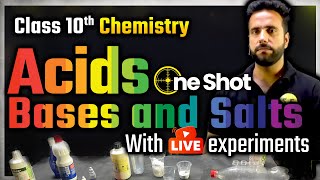 Acid Bases and Salts One Shot Science  Class 10 Chemistry NCERT  CBSE 202324  By Ashu Sir [upl. by Ginevra]