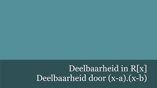 Deelbaarheid door xaxb [upl. by Onez47]