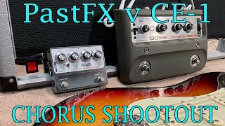 PastFX Chorus Ensemble Deluxe vs Vintage Boss CE1 [upl. by Yorke]