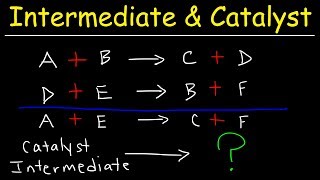 How To Identify The Intermediate amp Catalyst In a Reaction Mechanism  Kinetics Chemistry [upl. by Ades642]