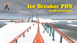 Ice Breaker RideThrough POV at SeaWorld Orlando [upl. by Esilana520]