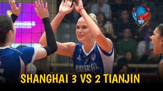 Arina fedorovtseva  Shanghai vs Tianjin bohai bank  China volleyball League 2024 [upl. by Isla605]