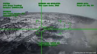 Target tracking on drone video  AI Computer Vision Target Tracking Tech for Autonomous Drone [upl. by Yanej]