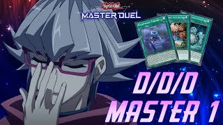 DDD Gameplay MASTER RANK 1 ACHIEVED YuGiOh Master Duel [upl. by Rinee]