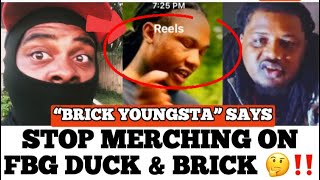 FBG Duck amp Brick Lil Brother Warns Their Friends To Stop MERCHING On Their Names If You Not Helping [upl. by Shepperd715]