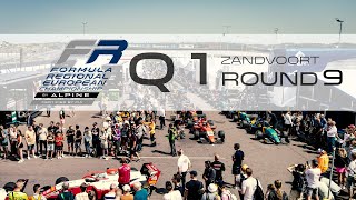 QP1  Round 9 Zandvoort F1 Circuit  Formula Regional European Championship by Alpine [upl. by Daht]