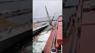 Tuzla Drydock to the shipyard area collapse [upl. by Krissy]