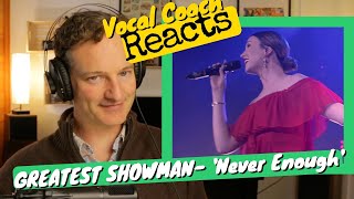 LOREN ALLRED  Never Enough  Vocal Coach REACTS [upl. by Notgnilra]