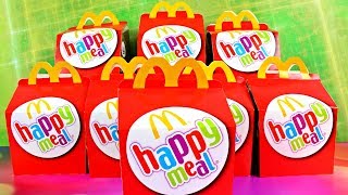 Happy Meal • Zabawki z McDonalds • Pokemon amp Hello Kitty • Unboxing [upl. by Darsey295]