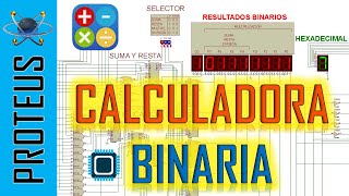 ⚡ Calculadora Binaria en Proteus [upl. by Annayt]