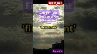 Gen 16  The Creation of the Firmament  Separating the Waters Inspiration [upl. by Carlyn]